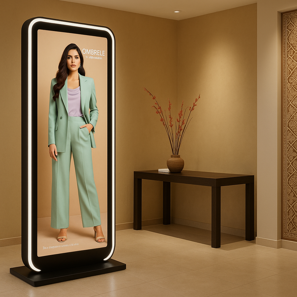 I phone type digital signage